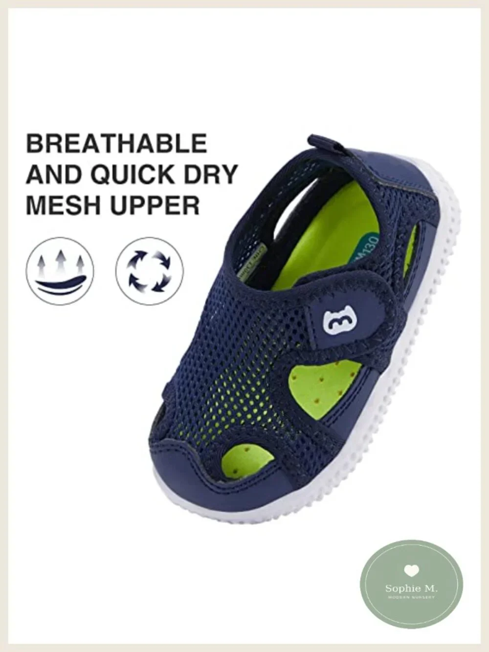 Baby Walking Shoes First Walkers Toddler Sneakers Breathable Non-Slip Hook Loop